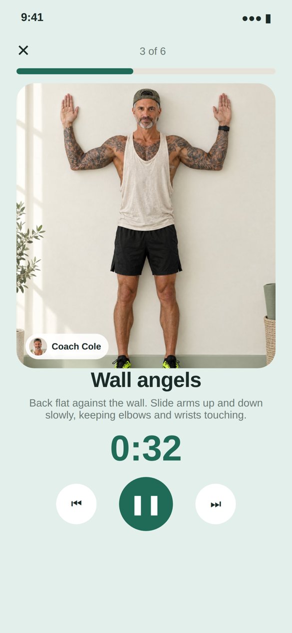 Exercise player